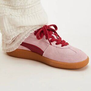 Puma Palermo Sneakers in Rose Mauve / Dark Crimson (Women's 8.5)